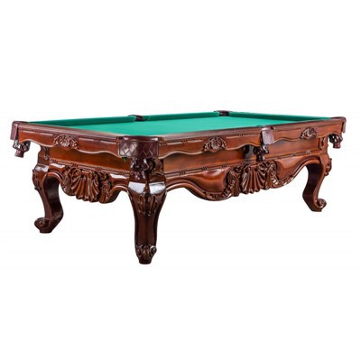 Carved Pool Table